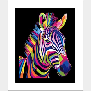 Zebra Majestic Manes Posters and Art